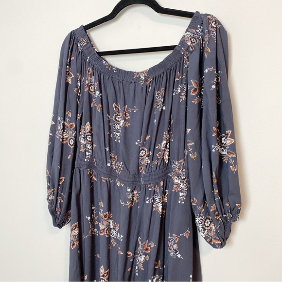 Loft Marigold Off Shoulder Floral Print Dress - Picture 8 of 10